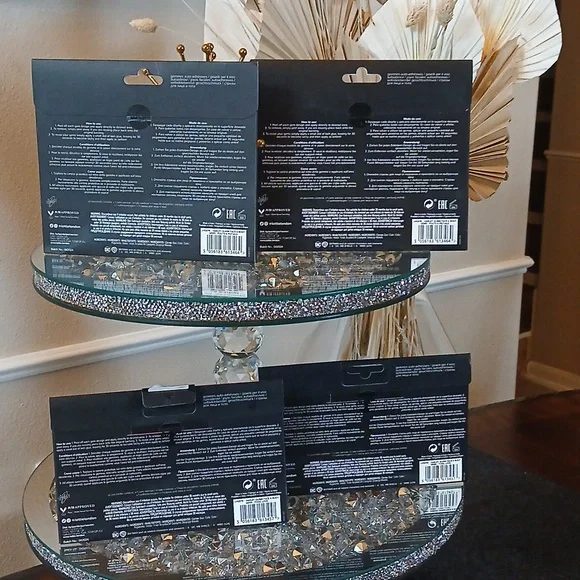 New 4pc Harley Quinn Face Gems Toxic Love / Pouts & Pigtails By Lottie London - Picture 17 of 17